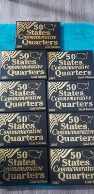1999 thru 2007 Gold Edition 50 States Commemorative  Quarters -Mint in Box, NRFB - Image 1 of 4