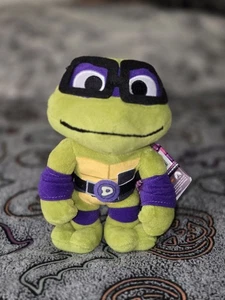TMNT Teenage Mutant Ninja Turtles: Mutant Mayhem Donatello Plush NEW 8" Mattel - Picture 1 of 7