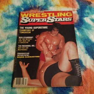  1981 WRESTLING SUPERSTARS MAGAZINE FALL COVER RICK STEAMBOAT/ FREEBIRDS/ FLAIR - Picture 1 of 24
