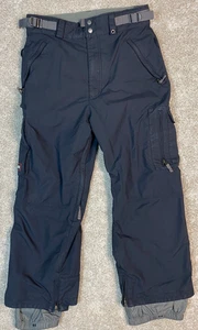Burton Ronin Black Snowboarding Ski Pants Cargo Style Men’s Size Small - Picture 1 of 8