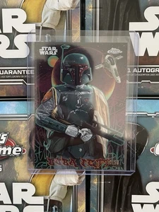 Boba Fett Star Wars Topps Chrome 2025 Galactic Graffiti Refractor /50 - Bild 1 von 4