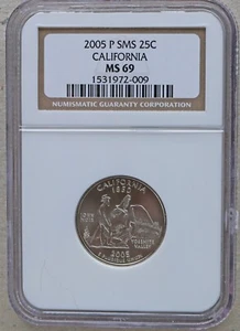 2005p SMS California quarter MS69 by NGC - Picture 1 of 3