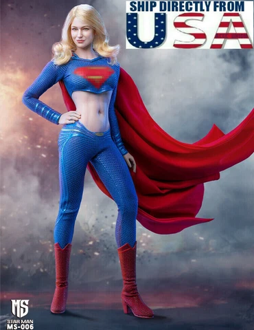 STAR MAN 1/6 SUPERWOMAN HEAD SUIT SET MS-006 For 12" PHICEN Figure HOT TOYS Cover