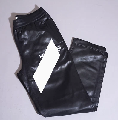 HELMUT LANG Sash Track Suit Bottoms Mens Womens Black W32 Trousers RRP £260 NEW - Image 1 of 4