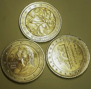 Monete da 2 euro circolate - Imagen 1 de 1