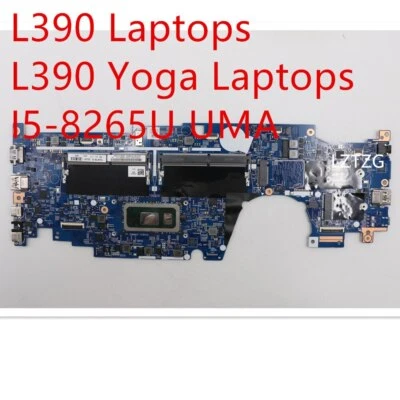 Motherboard For Lenovo ThinkPad L390/L390 Yoga Mainboard I5-8265U UMA 02DL831 - Image 1 of 4