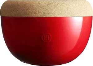 Emile Henry 10.6x7.3" Classic Deep Food Storage Bowl, Dishwasher Safe, Burgundy - Picture 1 of 5