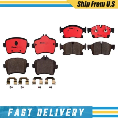 Pastillas de freno delanteras + traseras de cerámica para Mercedes-Benz ML350 2012-2015 - Brembo _XJ Foto 1 de 4