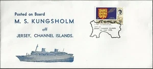 1970 Jersey MS Kungsholm visit to Jersey Commemorative Cover - Picture 1 of 2