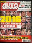 Auto Hebdo Du 6/01/2016; Guide Complet Du Rallye Monte-Carlo/ Dakar; Romain Dubo