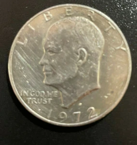 Moneda de un dólar vintage de colección Eisenhower 1972-D de Estados Unidos - Imagen 1 de 5