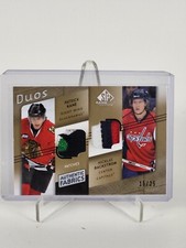 2008-09 SP Game Used Edition Duos Gold Patch Patrick Kane  Nicklas Backstrom /25