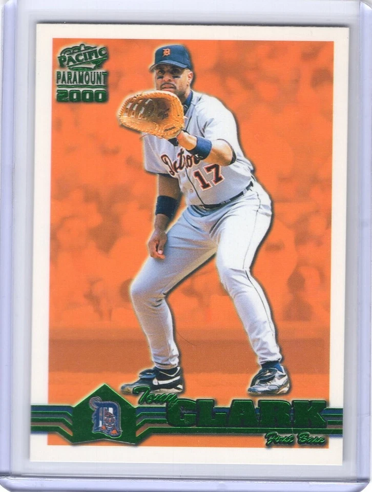 Tony Clark 2000 Pacific Paramount verde esmeralda #84 - tigres Foto 1 de 1