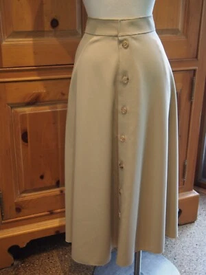 Falda Ralph Lauren Etiqueta Púrpura 100% Lana Gabardina Línea A Nueva con Etiquetas Talla 14 $1290  Foto 1 de 4