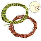 Colorful Fly Fishing Line 12ft Braided Main Line for Trout Salmon Fishing
