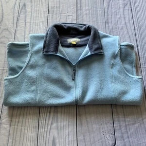 Women’s Cabela’s Fleece Vest, XL, Blue, 100% Polyester - Picture 1 of 7