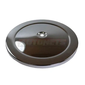 Limpiador de aire redondo de acero cromado de 6-3/8" estilo coche tapa superior solo 4 barriles 4 bbl - Imagen 1 de 1