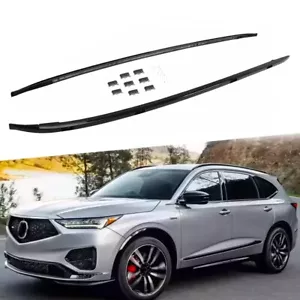 2pcs Roof Rack Rail fit for Acura MDX 2022-2025 Cargo Carrier Luggage Side Rails - Foto 1 di 16