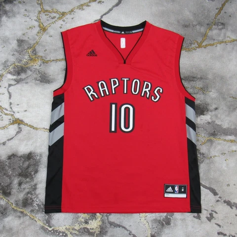 Toronto Raptors DeMar DeRozan Basketball Jersey Mens Medium NBA Adult Red #10 Cover
