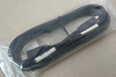 NEW 1394 Firewire 6 Pin Male to 6 Pin Male Black - 5 Foot 44-05 P/N 100300644 - Image 1 of 4