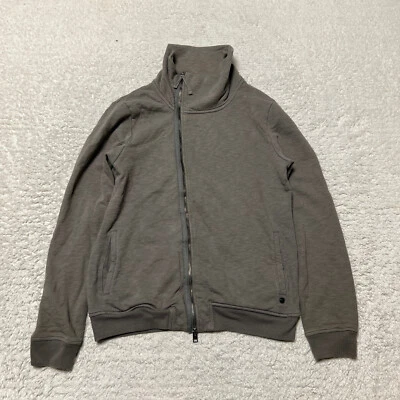 Sudadera Allsaints Mujer Mediana Marrón Cremallera Completa Bolsillos Remus Embudo Cuello Casua Foto 1 de 4