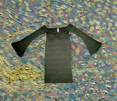 SEXY MAMA MATERNITY Dress Army Green BOAT NECK Long Sleeve Size XS Women's  - Image 1 of 4