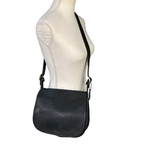 Vintage Coach Patricia Legacy 9170 Crossbody Saddle Bag Black - Bild 1 von 14