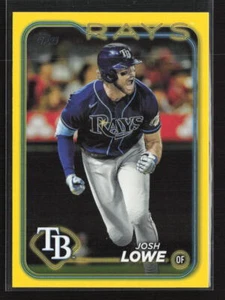 2024 Topps #253 Josh Lowe Yellow - Bild 1 von 2
