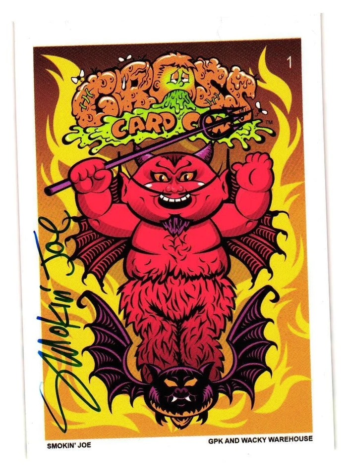 2022 GARBAGE PAIL KIDS GROSS CARD CARD CON ARTIST AUTOGRAPHED SET 11 AUTOGRAPHS - Image 1 of 4