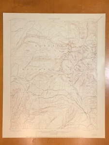 original 1908 USGS map of La Plata, Hesperus, Mancos River, CO - Picture 1 of 12