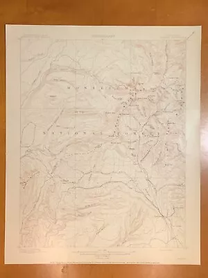 original 1908 USGS map of La Plata, Hesperus, Mancos River, CO - Image 1 of 4