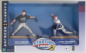 STARTING LINEUP 2 CLASSIC DOUBLES TIM HUDSON & GREG MADDUX SPORTS ACTION FIGURES - Picture 1 of 6