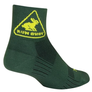 Socks - SockGuy - Run Away Rabbit L/XL 3" SGX Cycling/Running NEW - Picture 1 of 5