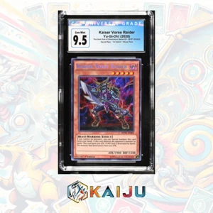 Yu-Gi-Oh! Kaiser Vorse Raider 2020 MVP1-ENS02 Secret Rara 1° Edizione CGC GMT 10 - Foto 1 di 3