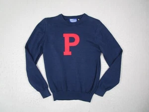 Penn Quakers Sweater Women XXS Blue Knit Pullover Stitched Pennsylvania Ivy - Picture 1 of 11