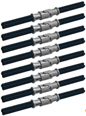 8 LEGO Universal Joints + Axles  (U-Joint,car,truck,coupling,spicer,cardan) - Image 1 of 2