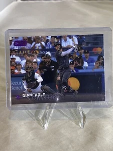 2023 Stadium Club Giancarlo Stanton Purple Foil Parallel /75 NY Yankees - Picture 1 of 2
