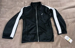 Nautica Black Full Zip Jacket Kids Youth Size 5 (M) NSFCM07E-001 Athleisure - Picture 1 of 16