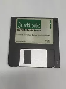 Quickbooks Tax Table Update Service, Windows, Software 3.5 Disk only, 9507 - Picture 1 of 1
