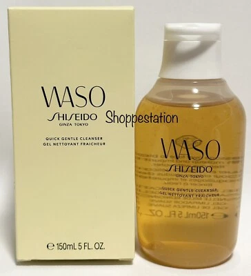 Shiseido Waso Limpador Suave Rápido Tamanho Completo 5oz/150ml Novo na Caixa - Imagem 1 de 3