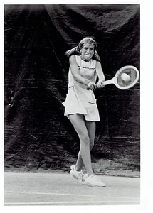 1979 Vintage Photo 16-year woman tennis player Tracy Austin in match action - Bild 1 von 2