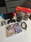 Nintendo Switch Console With Grand Theft Auto, Wwe Fight Forever Games Bundle
