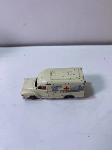 MATCHBOX LESNEY No. 14C Bedford Lomas Ambulance Made In England Issued 1962 104 - Picture 1 of 6