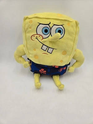 SpongeBob SquarePants Movie Hawaiian Plush Universal Studios Exclusive Rare 2012 - Image 1 of 4
