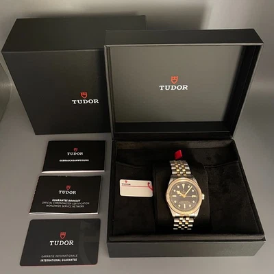 TUDOR BLACK BAY ONE 39 S&G  MODELL 79673  BRILLANT-ZIFFERBL. -& LÜNETTE TOP ! - Bild 1 von 4