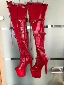 Overknee Stiefel extrem High Heels Größe 42 - Bild 1 von 3