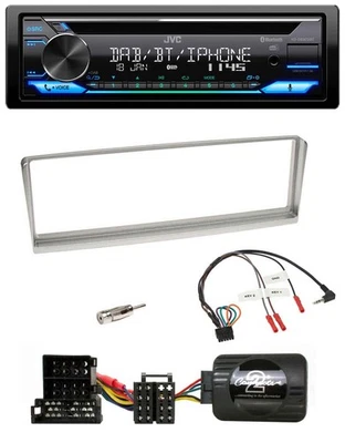 JVC Bluetooth Lenkrad USB DAB CD Autoradio für Alfa Romeo 156 2002-2003 silber - Bild 1 von 4