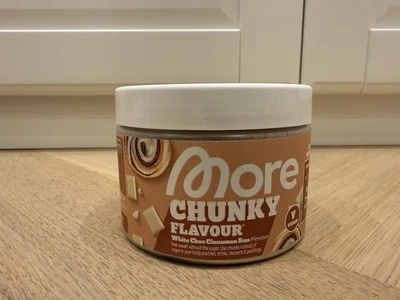 More Chunky Flavour White Choc Cinnamon Bun 150g OVP MHD 31/12/26 - Bild 1 von 3