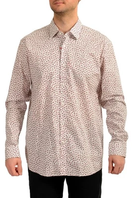 Hugo Boss Men's "Valerio" Modern Fit Floral Print Dress Shirt US 15.5 IT 39 - Image 1 of 4