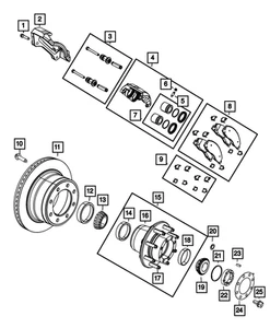 Genuine Wheel Bearing 68454742AA - Foto 1 di 1
